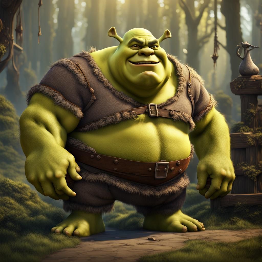 fat hairy shrek - fat hairy shrek