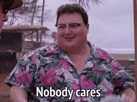 Jurassic Park Nobody Cares GIF Jurassic Park Nobody Cares GIF